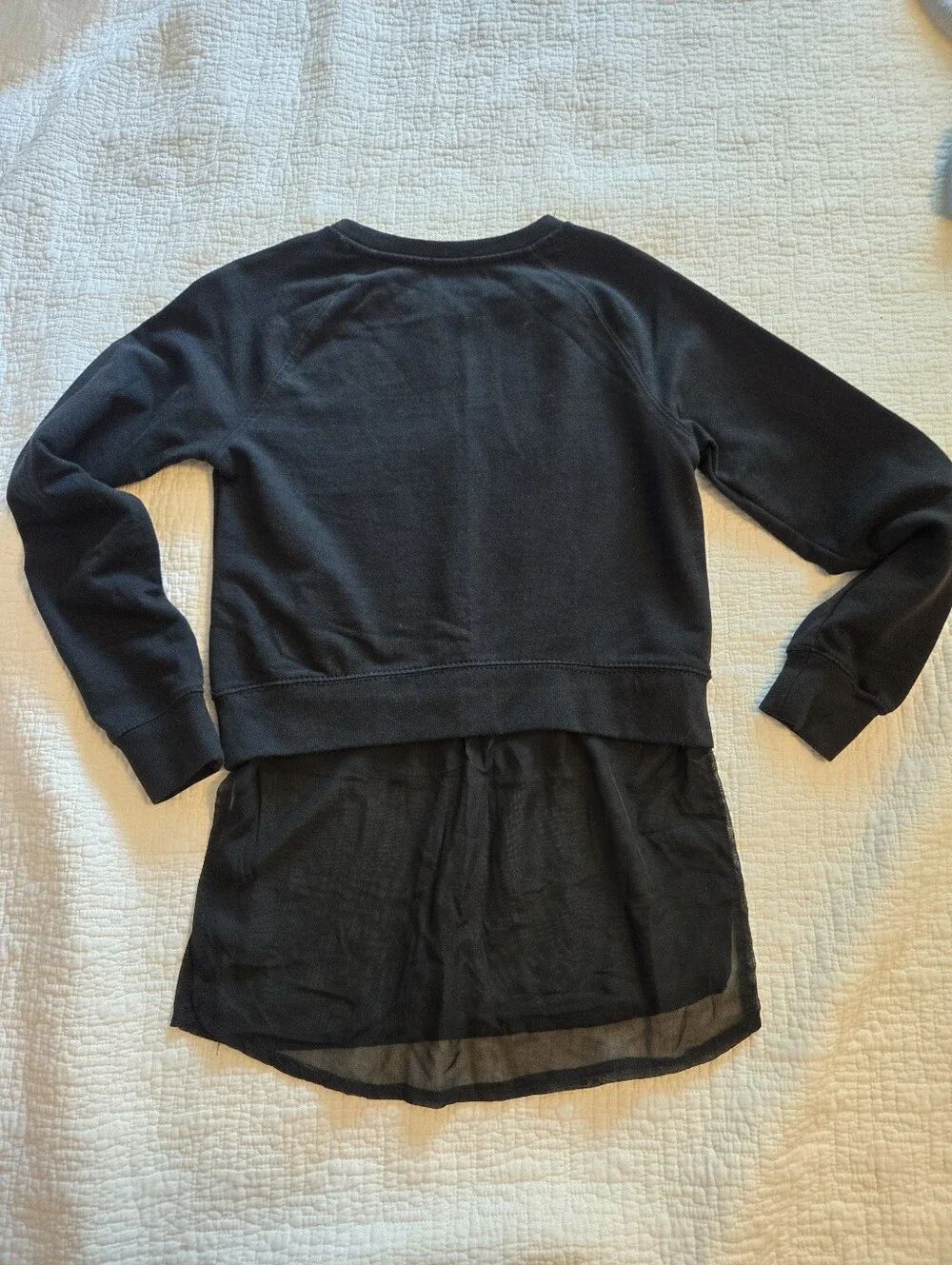 Pepco EU Brand, Girls' Black 'I Want Friday Forever Long Sleeve Top Size 146/152 - Picture 6 of 10
